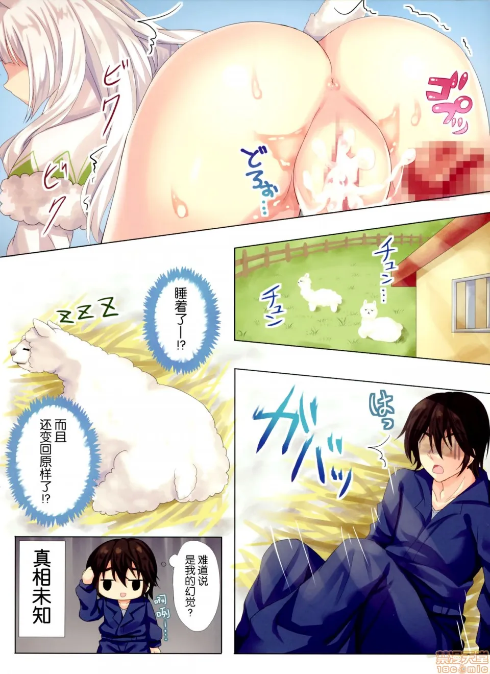 18禁全彩漫画之(みみけっと36)メンヘラうさぎとペットのアルパカをもふもふしちゃう本
