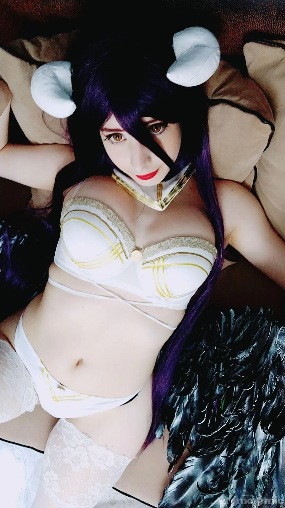 无翼乌工口里番无色无遮挡MikomiHokina-AlbedoLingerie(Overlord)